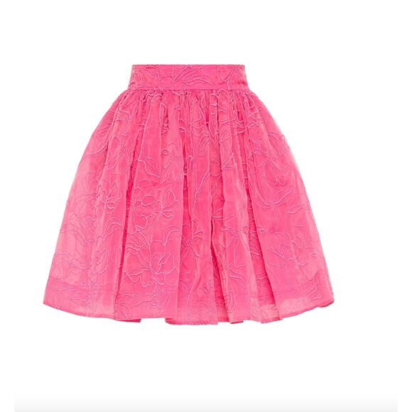 NWT Aje Evangeline Cornelli Mini Skirt in Protea Pink Women's US Size 4 - Picture 1 of 12